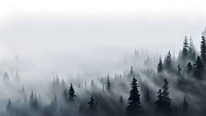 The mist above the sky