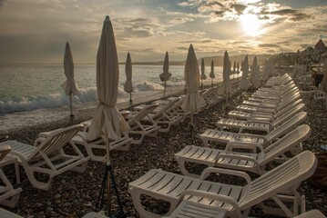 Sun Loungers, Nice, France