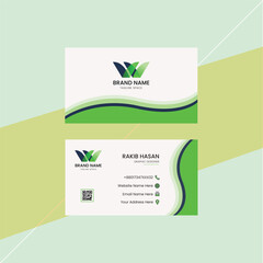 Professional business card template design