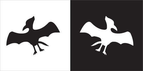 Illustration vector graphics of dinosaur icon © Sutari