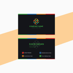 Professional business card template design