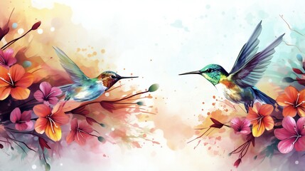 realistic watercolor  background