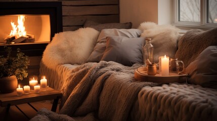 Using these cozy additions during colder evenings. In the spirit of hygge.