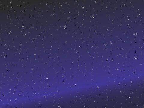 Dark Blue Background with Raindrop at Night 