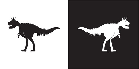 Illustration vector graphics of dinosaur icon © Sutari