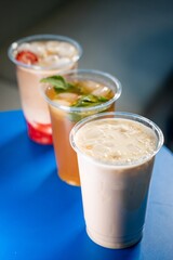 iced coffee and iced tea