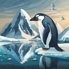 Tuinposter 남극에 펭귄 © 당신도 부자 될수 있다