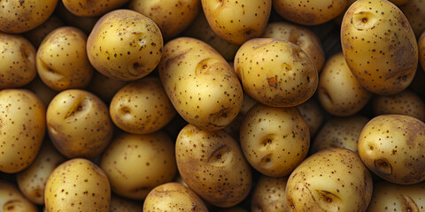 Potatoes. the texture vegetable white young potato.