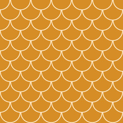 Tail seamless mermaid background with a pattern of fish scales