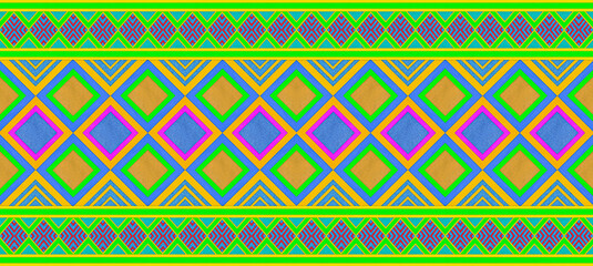 seamless colorful geometric pattern Plasticine background art shape stripe square triangle zigzag