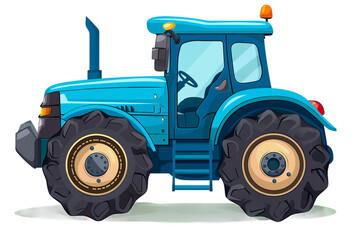 Farmyard Tractor Clipart