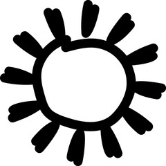 Set of sun icons - vector