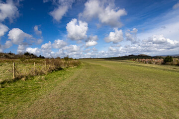 A landscape photograph near Lewes Racecourse on a sunny day © lemanieh