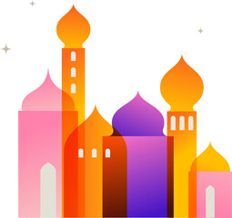 Muslim cityscape