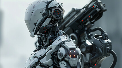 Fototapeta premium The Futuristic Warfare