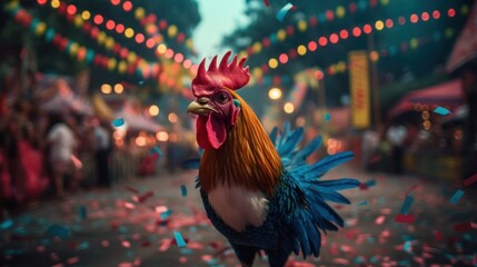 chicken 8k photography, ultra HD, sharp - obrazy, fototapety, plakaty