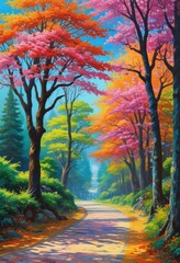 Beautiful Painting of Japan