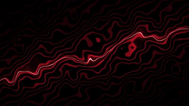 Liquid fractional motion abstract red color background