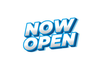 Now open. Text effect in 3d look with eye catching colors
