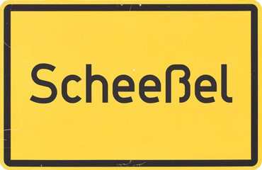 Ortsschild Scheeßel