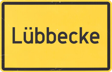 Ortsschild Lübbecke