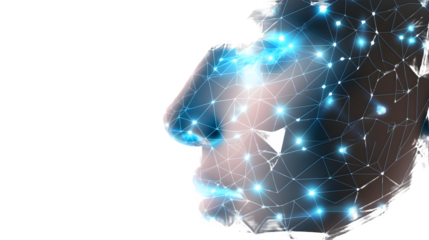 Electronic Nose PNG: Innovative Sensory Device Isolated on White | Transparent Background | Hand Edited Generative AI