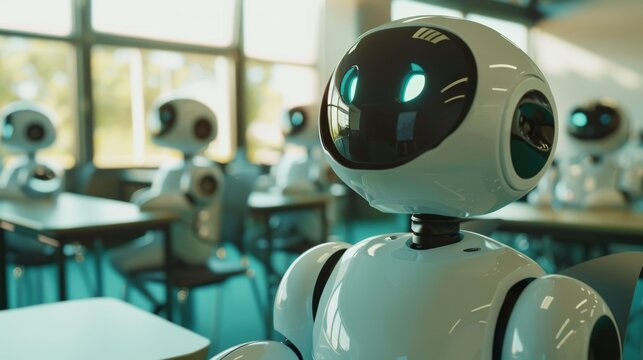 An AI-driven language lab where students learn new languages through conversational robots