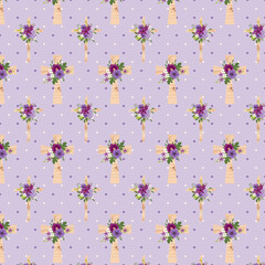 Seamless Pattern Digital Paper Vector Illustration