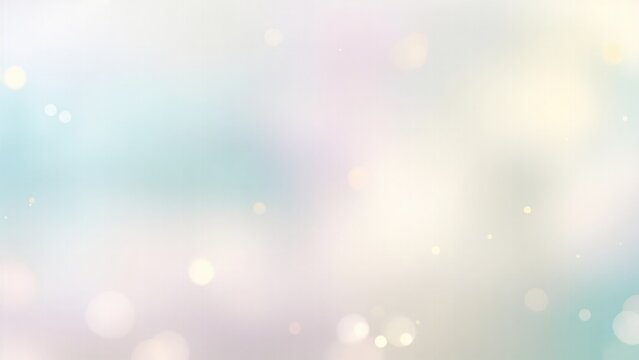 Pastel Gray, Teal, gold yellow, white silver, pale pink Abstract blur bokeh banner background
