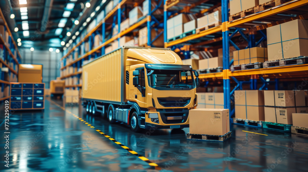 Poster procurement delivery and transportation processes in logistics.