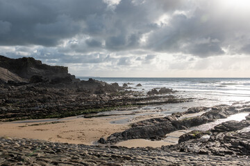 beach and rocks