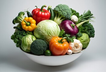 Erntefrisches Gemüseglück: Bunte Schale voller Vitamine und Geschmack