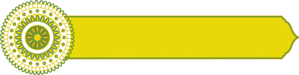 Islamic Frame with Mandala