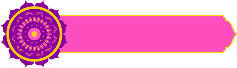 Obraz premium Islamic Frame with Mandala