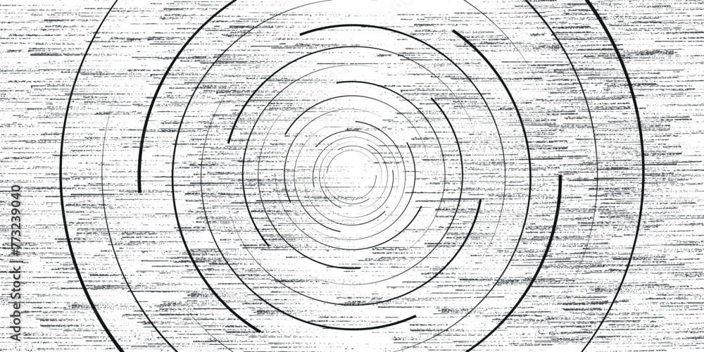Aufkleber spiral sound wave rhythm line dynamic abstract vector background.