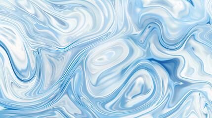 Fototapeta premium Abstract blue background with liquid 