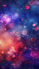 Abstract Sky with Defocused Lights