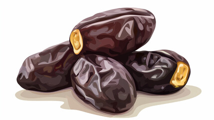 dates isolated on white