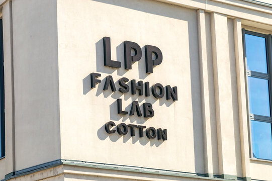 Gdansk, Poland - March 29, 2024: Logo of LPPFashion Lab Cotton. LPP S.A. is a Polish multinational clothing company. LPP is owner of Reserved, House, Cropp, Mohito and Sinsay.