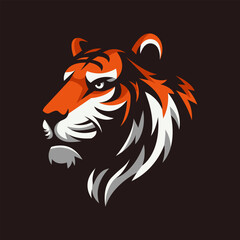Tiger head vector