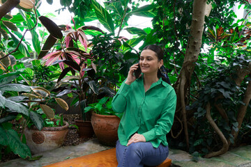 Woman talking on the cellphone