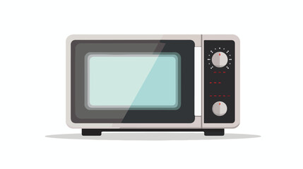 Digital microwave illustration vector on a white background