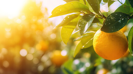 oranges on tree..