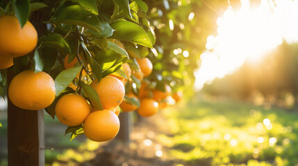 oranges on tree..