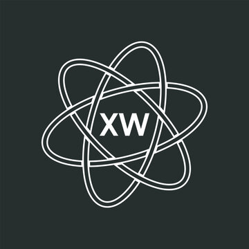 XW letter logo design on white background. XW logo. XW creative initials letter Monogram logo icon concept. XW letter design