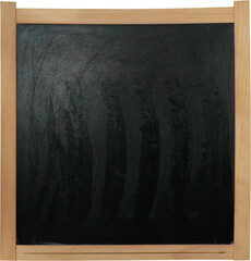 Vintage blackboard or school slate, big blank slate blackboard, Blank vintage chalkboard isolated on white