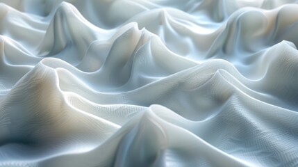 Abstract white and light gray wave modern soft luxury texture with smooth and clean subtle background illustration