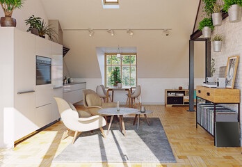 modern home interior. - 773269030