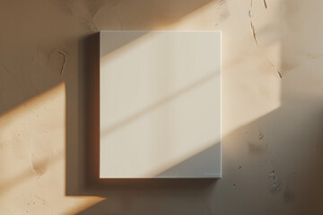 Vertical Picture Frame Mockup, mockup for a wall painting