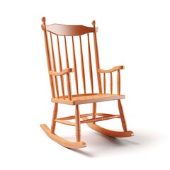 Rocking chair peach